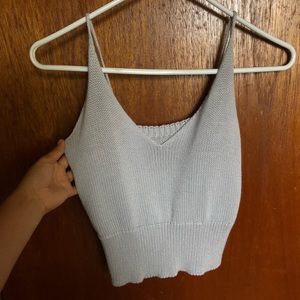 knit cropped top